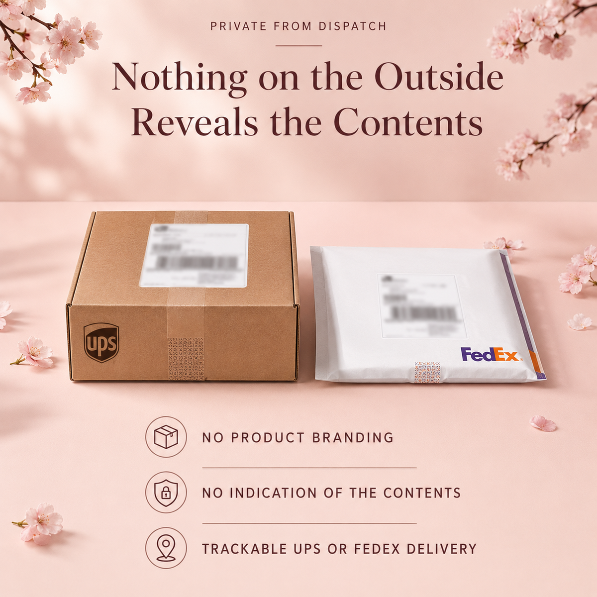 Discreet VirginiaCare shipping in neutral carrier packaging